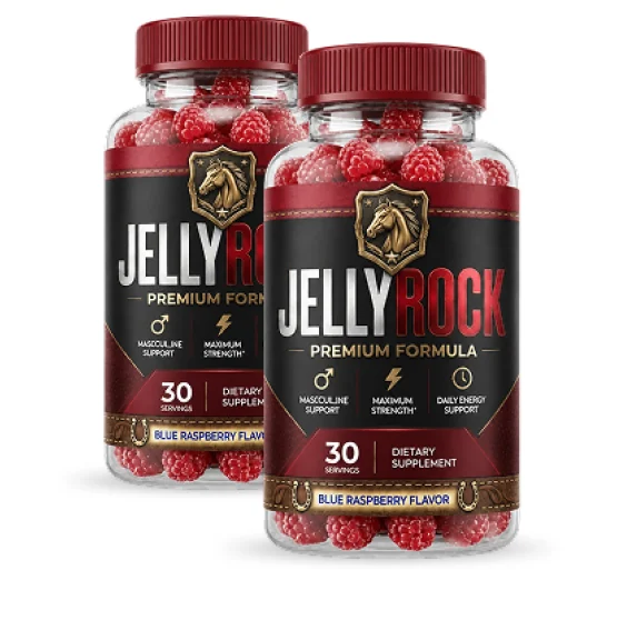 JellyRock™ daily male wellness gummies for energy, stamina and vitality support